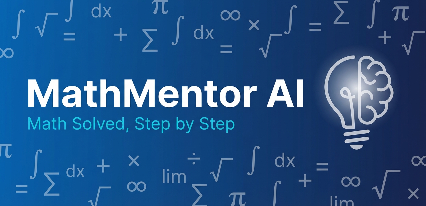 MathMentor AI Feature Graphic